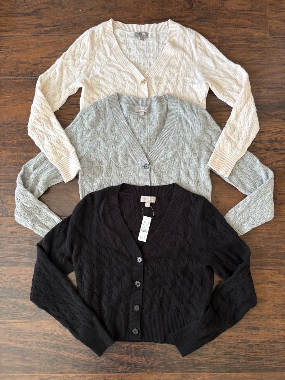 3 J. Crew Cashmere Cardigan size M